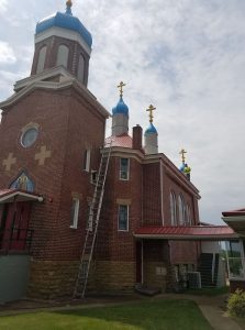 Repaired church