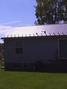 metal roofing project